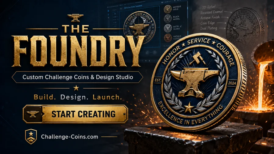 The Foundry custom challenge coin creation experience