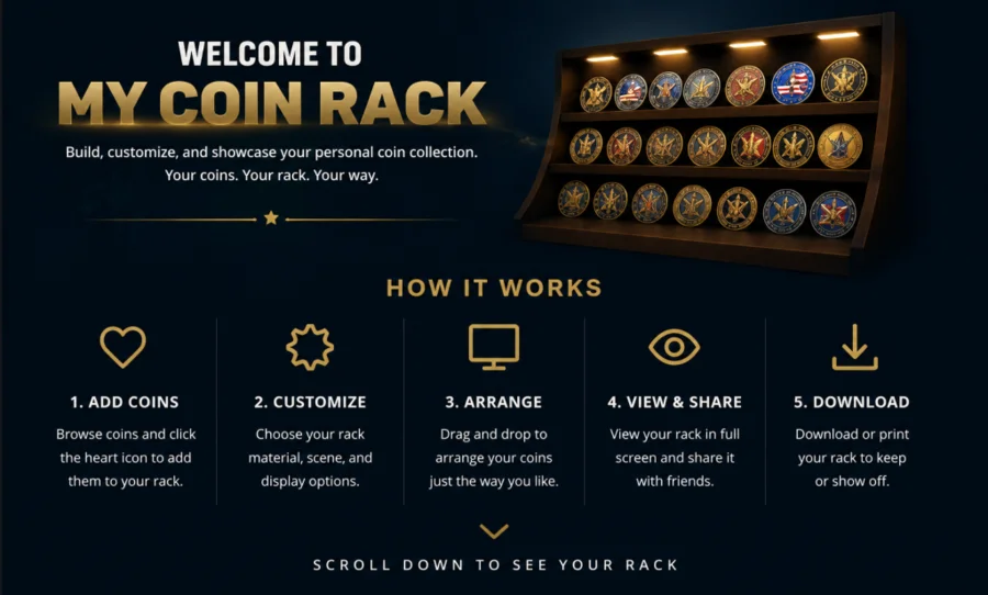 Welcome to My Coin Rack