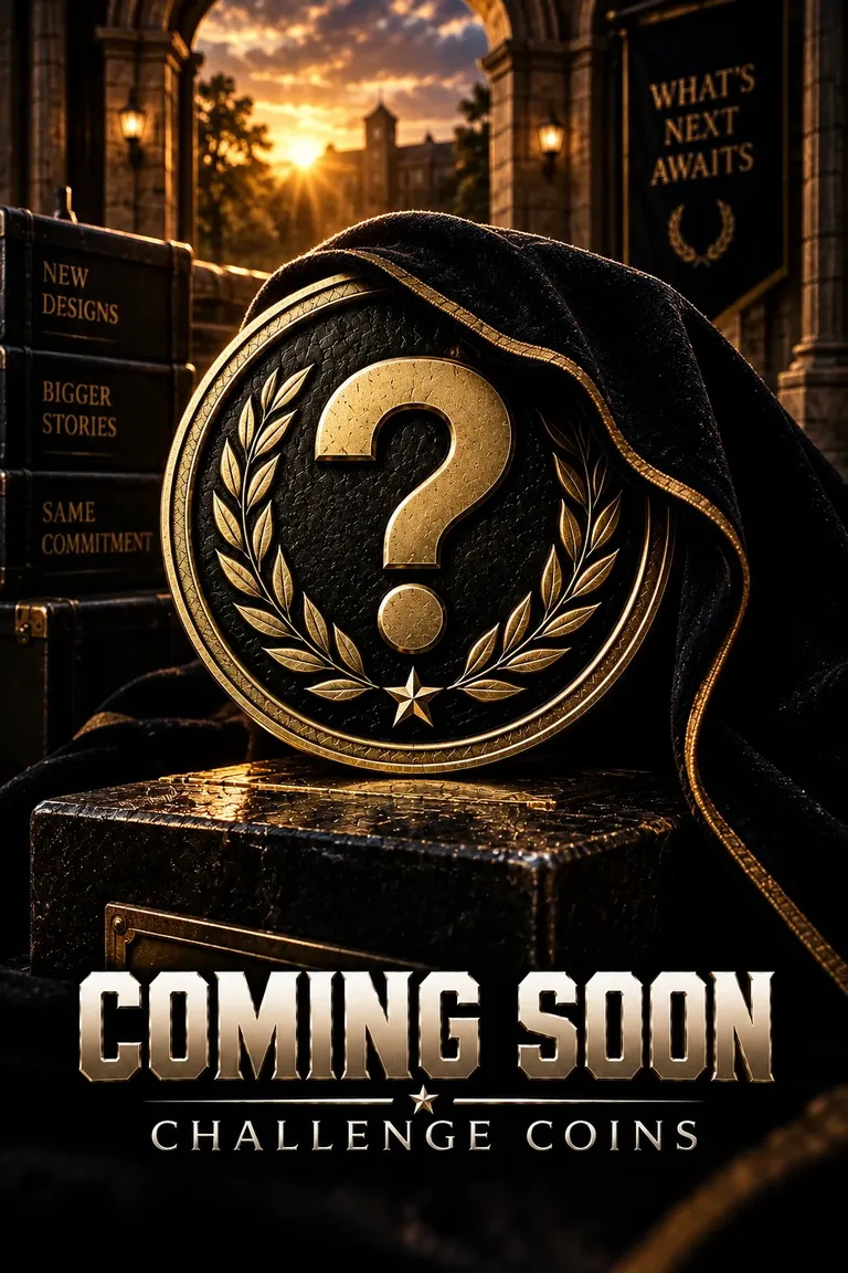 Coming Soon challenge coins