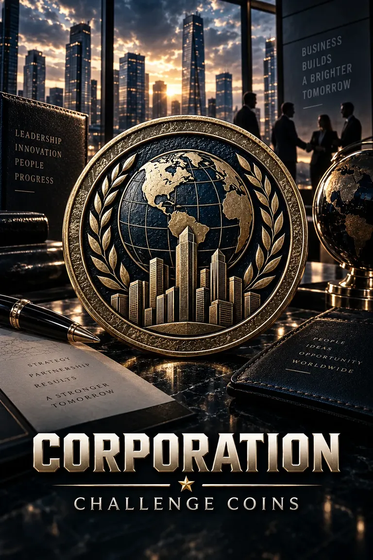 Corporation challenge coins