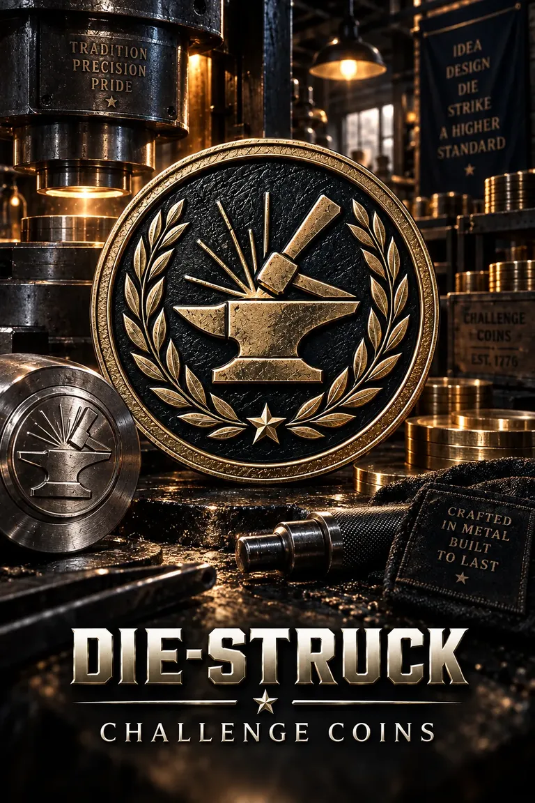 Die-Struck challenge coins