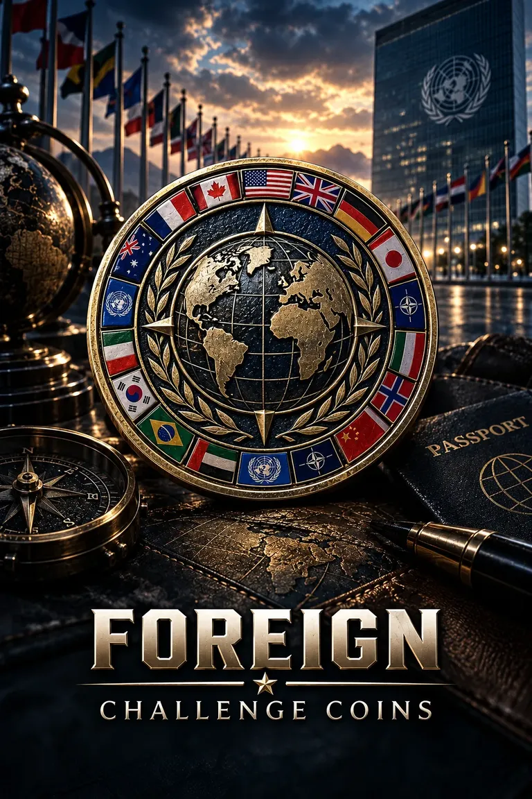 Foreign challenge coins