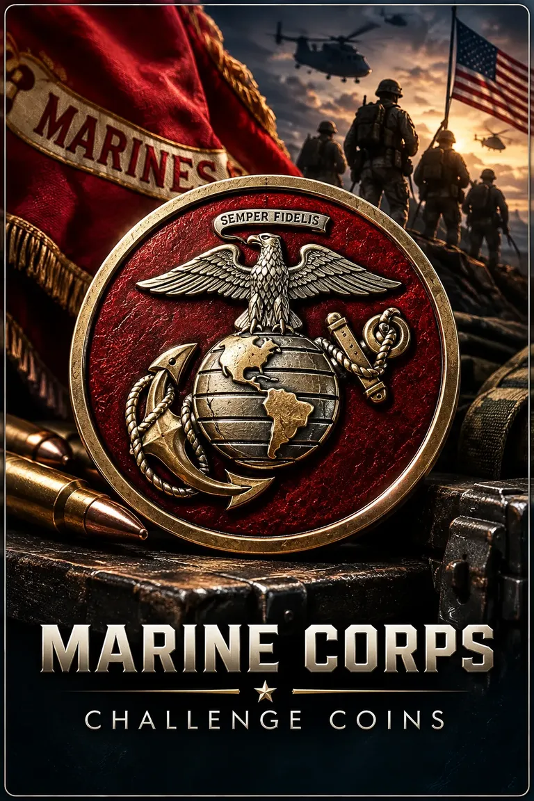 Marine challenge coins