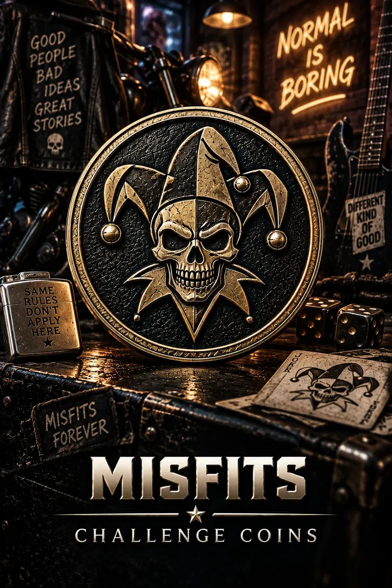 MISFITS challenge coins