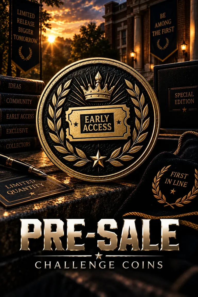 PRE-SALE challenge coins