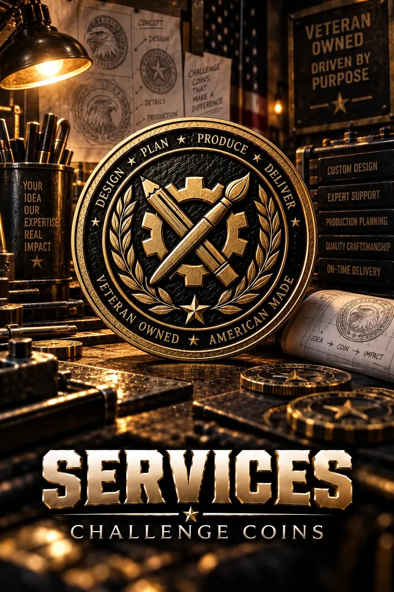 Services challenge coins