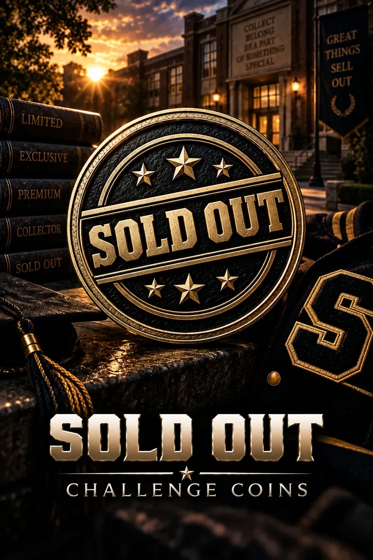 SOLD OUT challenge coins