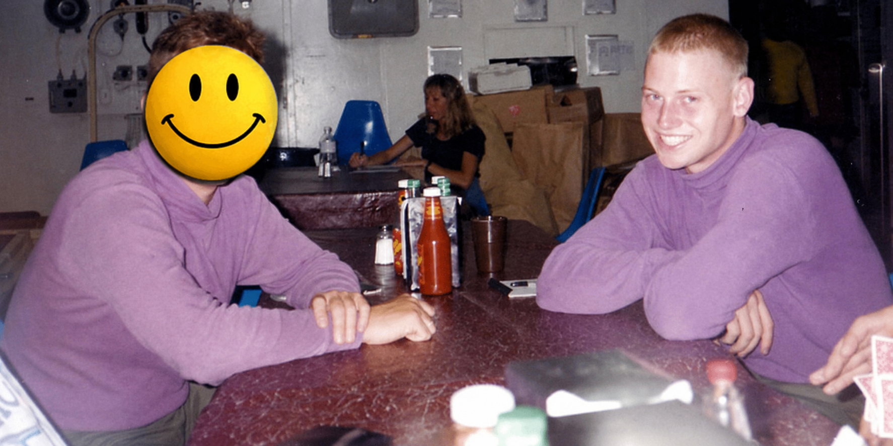 Navy service photo aboard USS Wasp