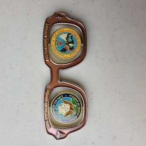 NAVY & ARMY - NAVAL OPHTHALMIC SUPPORT & TRAINING - Challenge Coin - Spinners