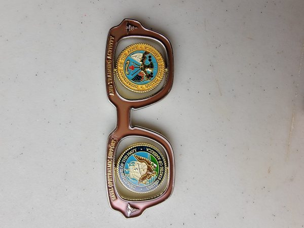NAVY & ARMY - NAVAL OPHTHALMIC SUPPORT & TRAINING - Challenge Coin - Spinners
