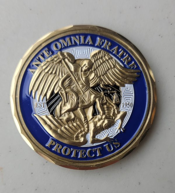 TORRANCE POLICE ASSOCIATION, CA - Challenge Coin - Image 2