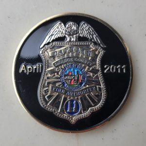 OCFA ACADEMY - FIRE FIGHTER - Challenge Coin