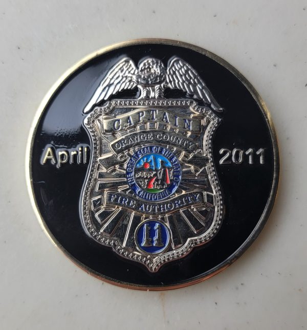 OCFA ACADEMY - FIRE FIGHTER - Challenge Coin
