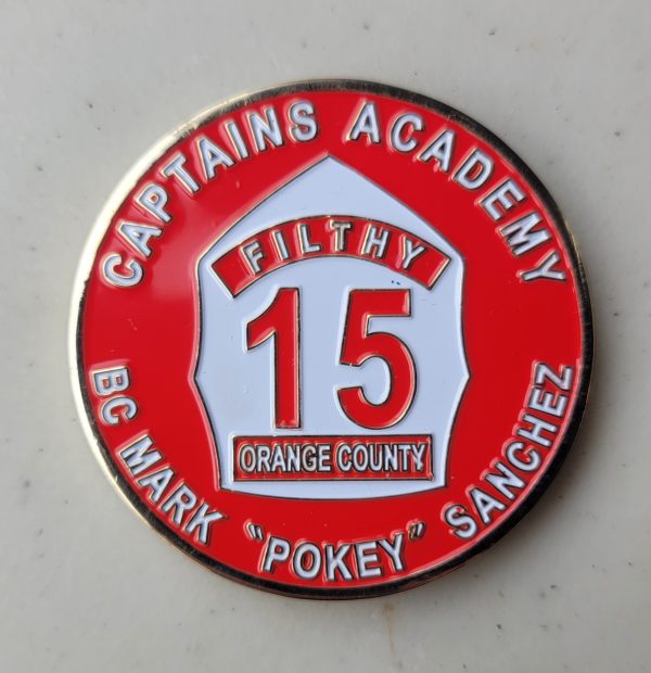OCFA ACADEMY - FIRE FIGHTER - Challenge Coin - Image 2
