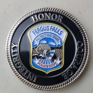 FERGUS FALLS, MN - POLICE - Challenge Coin