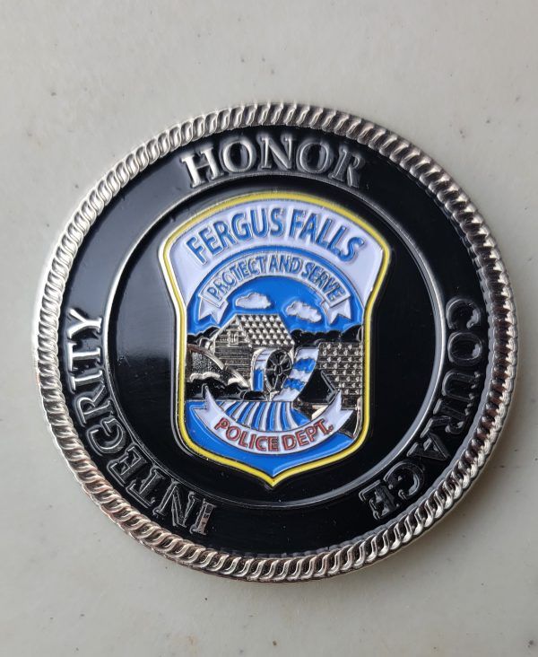 FERGUS FALLS, MN - POLICE - Challenge Coin