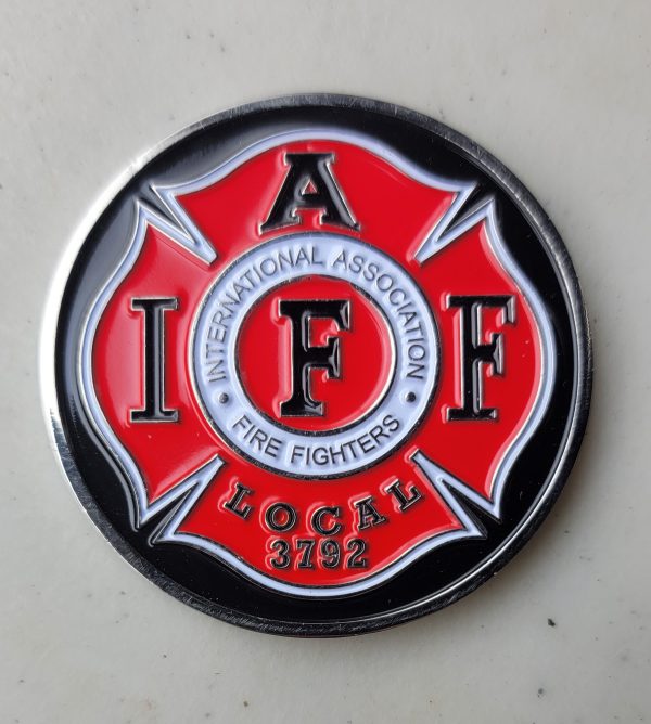 IAFF - GATES, NY - Challenge Coin - Image 2