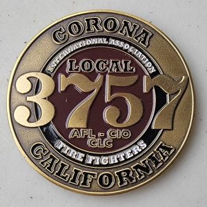 IAFF - CORONA,CA - Challenge Coin