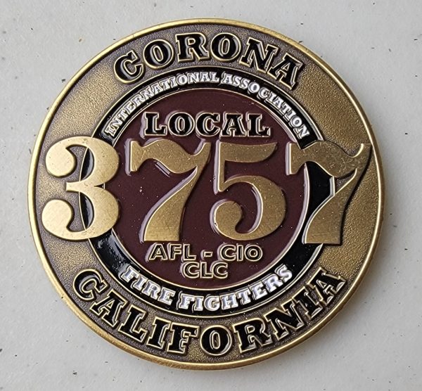 IAFF - CORONA,CA - Challenge Coin
