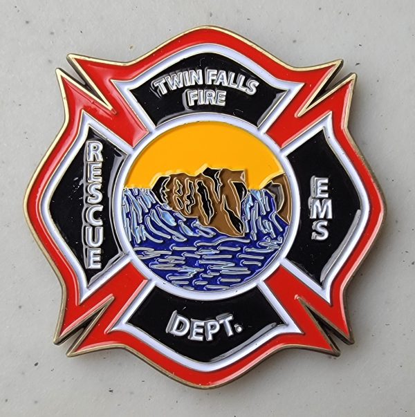 TWIN FALLS FIRE DEPT - Challenge Coin