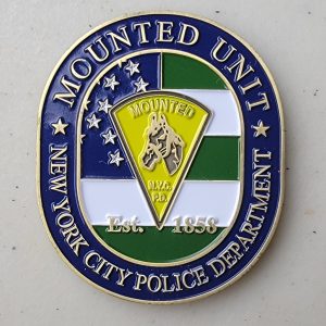 NYPD - MOUNTED UNIT - Challenge Coin