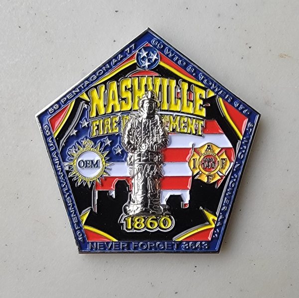 NASHVILLE FIRE DEPT - Challenge Coin