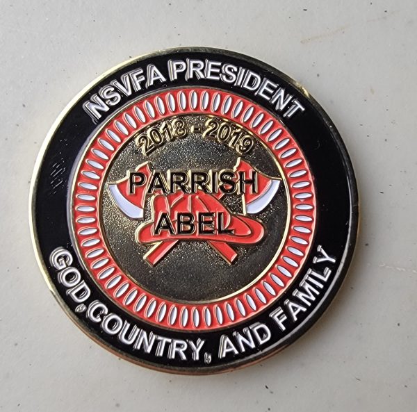NEBRASKA STATE VOLUNTEER FFA - Challenge Coin - Image 2