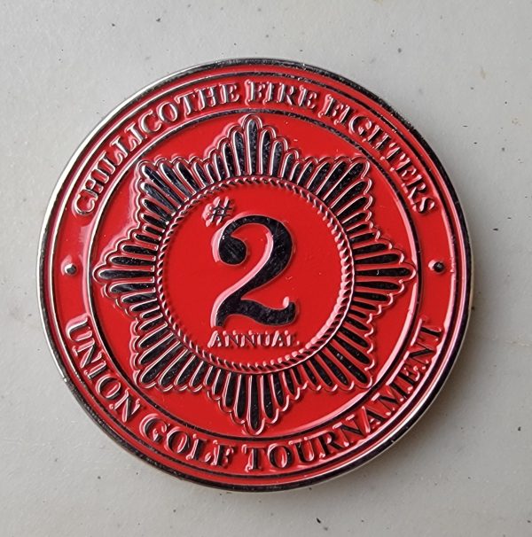 CHILLICOTHE FIRE FIGHTERS - Challenge Coin - Image 2