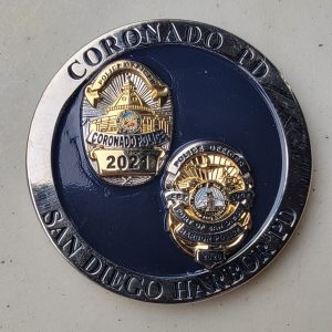 CORANADO PD - SAN DIEGO PD - Challenge Coin