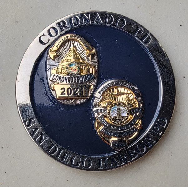 CORANADO PD - SAN DIEGO PD - Challenge Coin