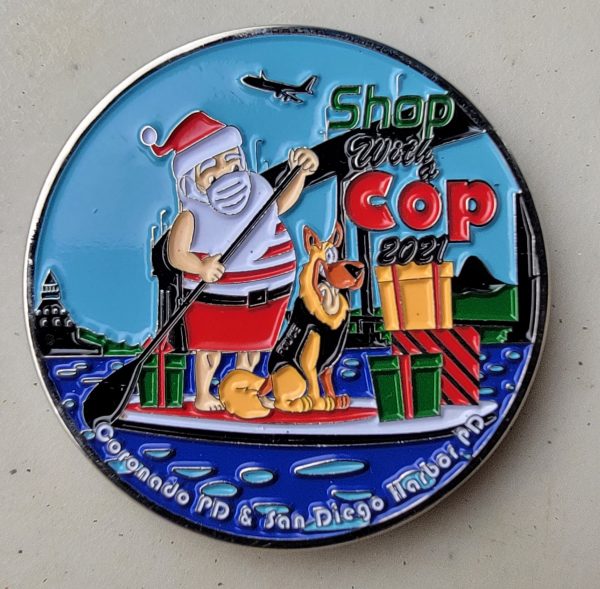 CORANADO PD - SAN DIEGO PD - Challenge Coin - Image 2