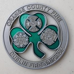 ORANGE COUNTY FIRE AUTHORITY - ST PATRICKS DAY PARADE - Challenge Coin