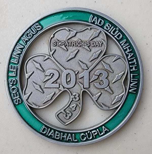 ORANGE COUNTY FIRE AUTHORITY - ST PATRICKS DAY PARADE - Challenge Coin - Image 2