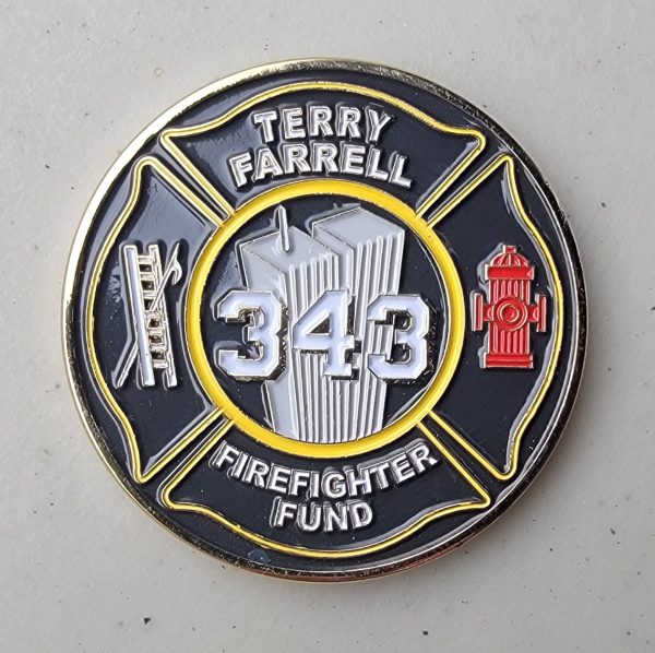 911 20th ANNIVERSARY - Challenge Coin - Image 2