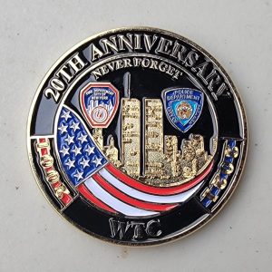911 20th ANNIVERSARY - Challenge Coin