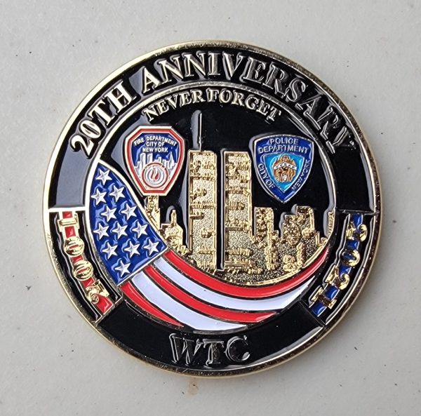 911 20th ANNIVERSARY - Challenge Coin
