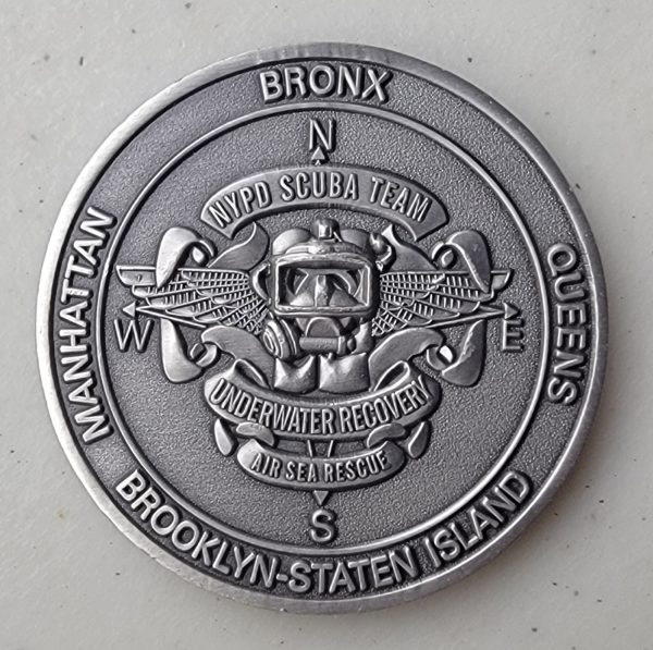NYPD SCUBA TEAM - Challenge Coin - Image 2