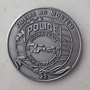 NYPD SCUBA TEAM - Challenge Coin