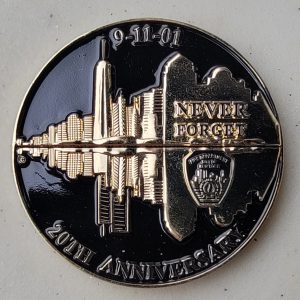 FDNY 20th ANNIVERSARY- CHALLENGE COIN