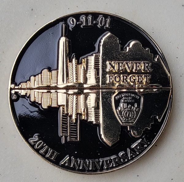 FDNY 20th ANNIVERSARY- CHALLENGE COIN