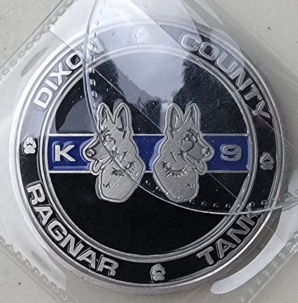 DIXON COUNTRY SHERIFF K9 - Challenge Coin - Image 2