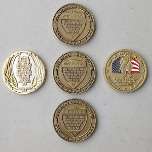 CHALLENGE COIN - PSALM AND COURAGE COLLECTION