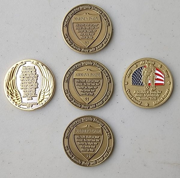CHALLENGE COIN - PSALM AND COURAGE COLLECTION