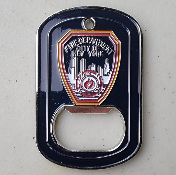 FDNY CONEY ISLAND - BOTTLE OPENER - Challenge Coin - Image 2