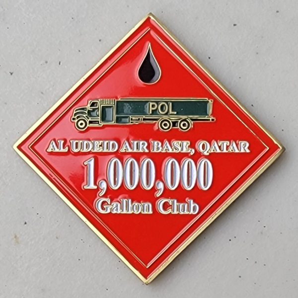 MILLION GALLON CLUB - QATAR  CHALLENGE COIN - Image 2