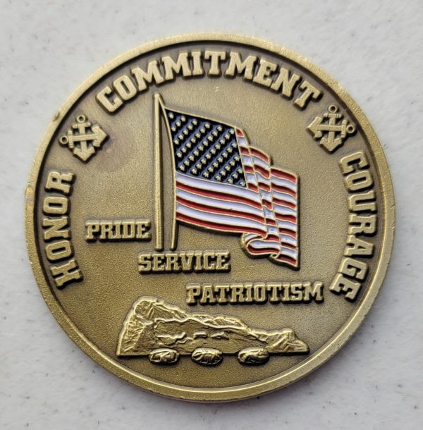 BATTLESHIP MISSOURI DIVISION - Challenge Coin - Image 2