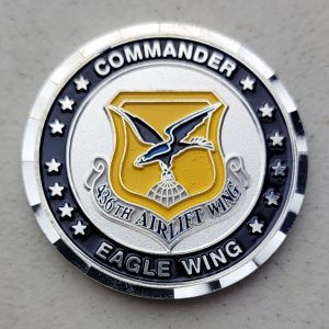 436TH AIRLIFT WING - COMMANDER - Challenge Coin
