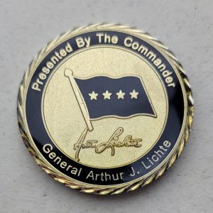 4 STAR - LICHTE - AIR MOBILITY COMMAND - Challenge Coin