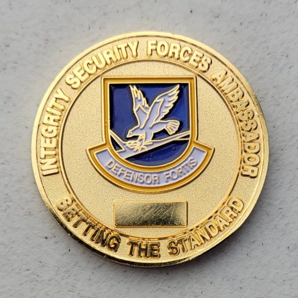 PHOENIX RAVEN - GLOBAL PROTECTION - DEFENSOR FORTIS - Challenge Coin - Image 2