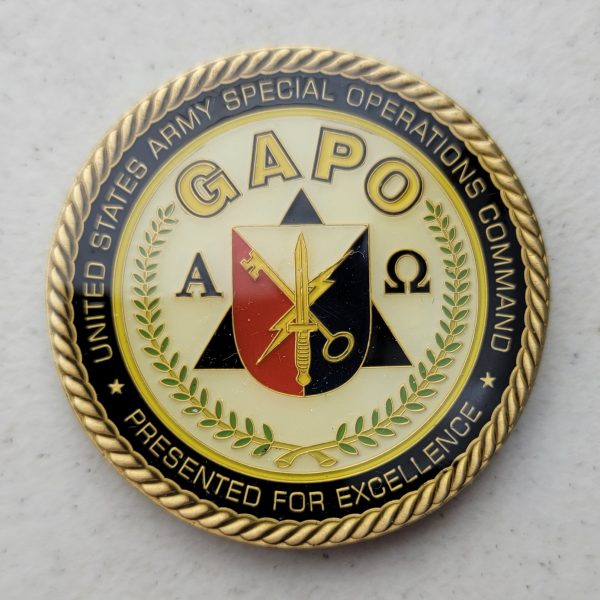 GAPO - ARMY - Challenge Coin - Image 2